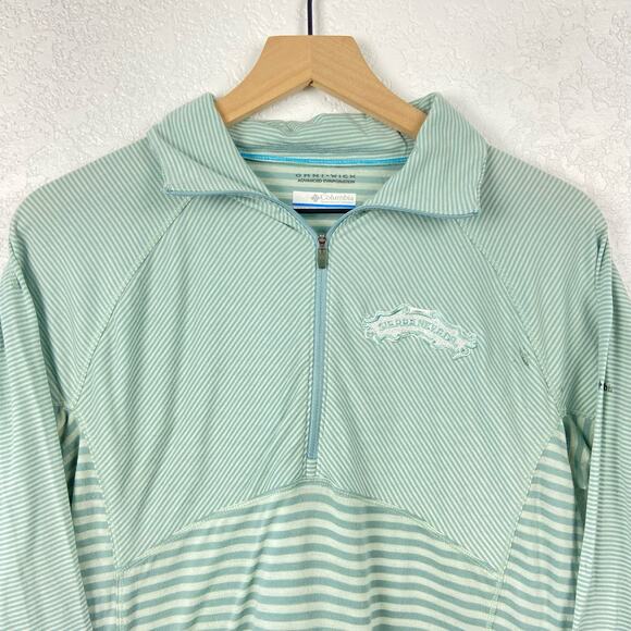Sierra nevada stripe quarter zip pullover sweatshirt large - Picture 5 of 6